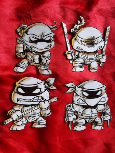 La Colmena de los Zánganos Ninja Turtles Magnets Pack of 4 4