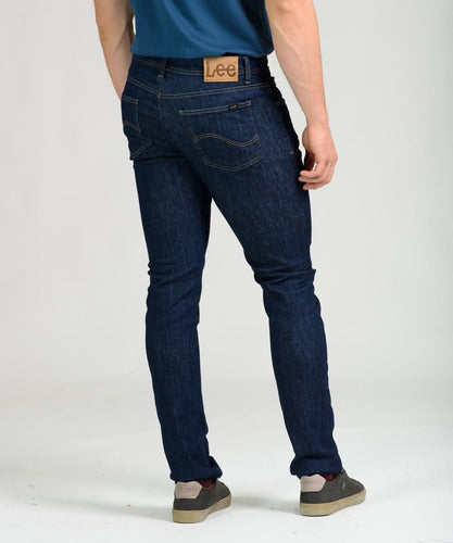 Lee Jeans Elastizado Azul Oscuro Chupín Mod Luke 0