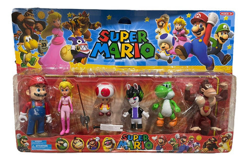 Super Mario Bros + Rabbids Sparks Set of 6 Characters 1