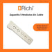 Richi Surface Socket Power Strip 5 Modules Without Cable 4