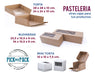 Pick My Pack 50 Mini Cake Boxes With Window + 50 Bases 9 Cm 2