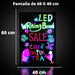 Combo X2 LED Boards 70x50 Luminous LED Sign + 8 Special Markers 5
