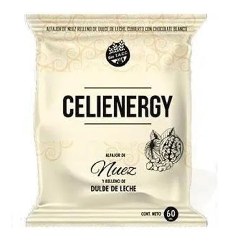 Celienergy Alfajores Harina De Nuez Con Dulce De Leche x 12u 0