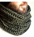 Renzo Hand-Knitted Wool Scarf for Men 3