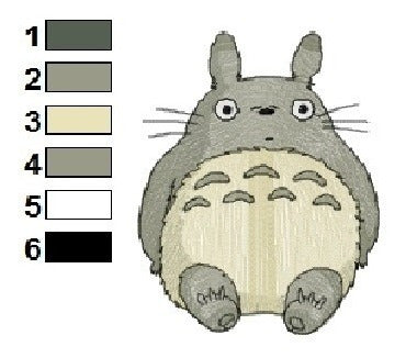 Embroidery Design My Neighbor Totoro 0
