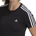 adidas Essentials 3S Women's T-shirt Black/White 3
