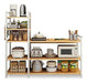 Decotech Kitchen Rack - Metal and Wood 140cm 0