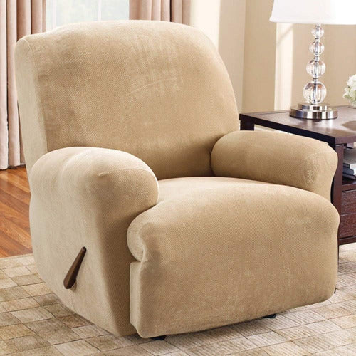 SureFit Stretch Pique Large Lift Recliner Slipcover 0