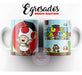 Plantillas Egresados Egresaditos Tazas Diseño Sublimar Mario 2