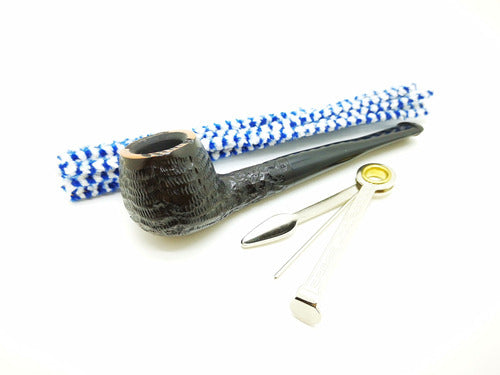 Classic Briar Wood Pipe Trio and Pipe Cleaners Promotion Kit 2