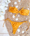 Las Barchelas Strapless Top Bow Bikini Set Colaless 7