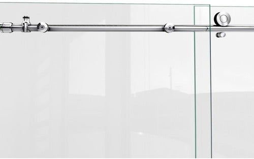 Mampara De Baño Línea Luxe Corrediza 1600mm X 1900mm 2