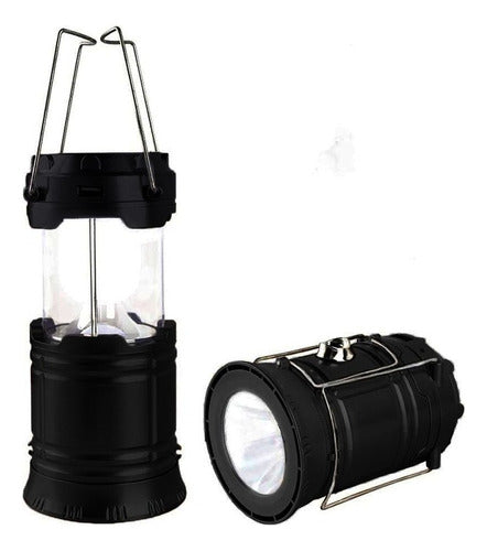 Solar USB LED COB Camping Lantern Light 2