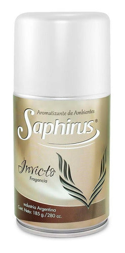 Saphirus Invicto Fragancia Aromatizador Ambientes Pack X 6 U 1