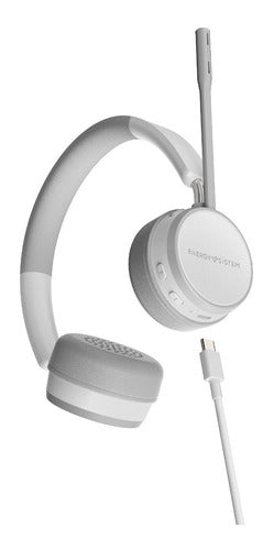 Energy Sistem Headset Auriculares Bluetooth Office 6 White 3