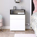 Modern Functional Bedside Table with Drawer and Door by Ciudad Muebles 4
