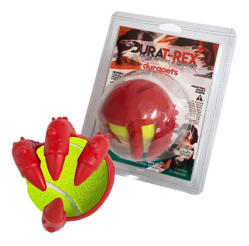 Durapet's Durable Ball Toy for Medium to Large Dogs T-Rex 0