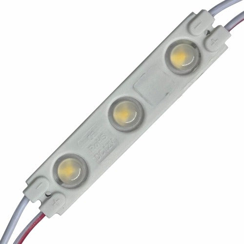 100 Módulos Led Slim Com Lente 160° Branco Quente Ledmaisled 0