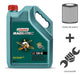 Oil Change Kit Castrol 10W40 + Oil Filter + Installation Peugeot 207 1.9 1