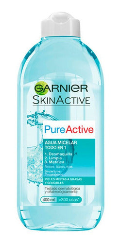 Agua Garnier Micelar Skin Active Piel Mixta X400ml 0