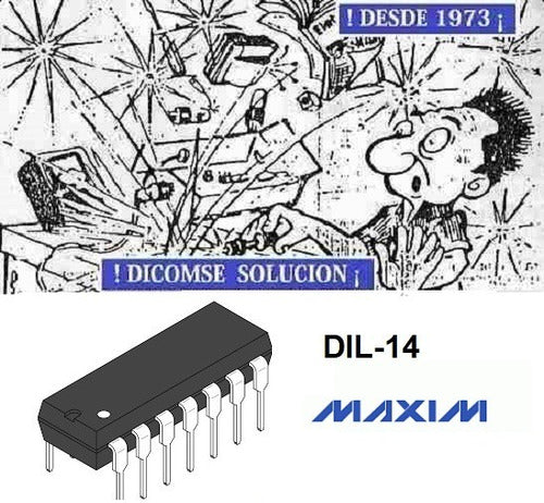 Max231cpd Max231 Integrado  Dual Rs-232 Transmitter And Rec 0