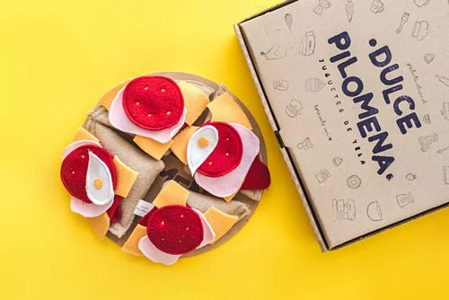 Children's Play Food Kitchen Fabric Pizza Kit Toy Set 2