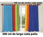 Love & Home Tropical Mechanic Curtain with Loops - Perfect Size 6