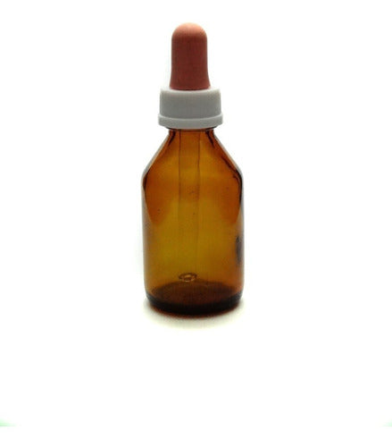 20 Units Amber Eye Dropper Bottle 20cc with Glass Pipette 0