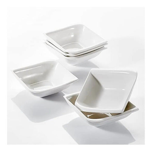 Set X 2 Dip Cuadrado 7 Cm Porcelana Premium Horeca Harmony 0