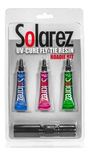UV Fly-Tie Resin Kit with 3 Pots + UV Light 1