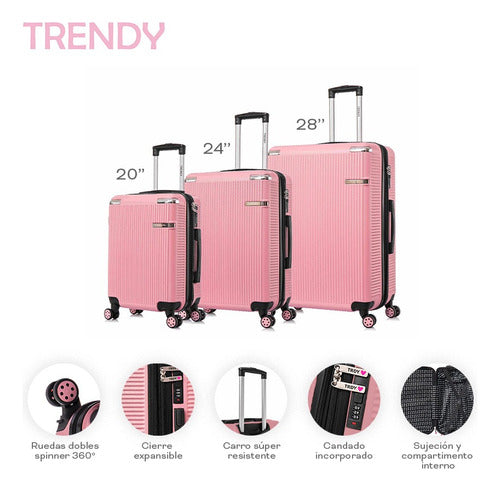 Small 20-Inch Cabin Travel Tech Suitcase with 360° Spinner Handle - Premium Travel by Happy Buy 14