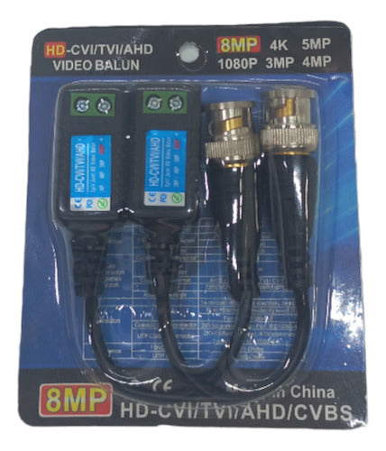 Passive Video Balun with Screws - HD/CVI/TVI/CVBS 1