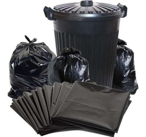 Packer's Trash Bag Black 80x110 x100 units 1