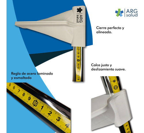 ARG Salud Estadiometro Pediometro Pediátrico Bebe Tallimetro Isak Cns 3