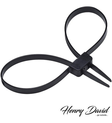 Henry David Tactical Police Handcuffs - Black Nylon 2