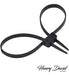 Henry David Tactical Police Handcuffs - Black Nylon 2