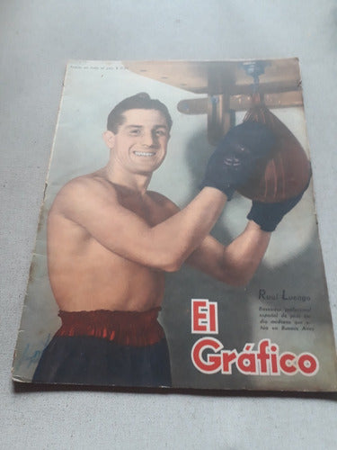 El Grafico N° 1407 Año 1946 Raul Luengo, River Plate 0