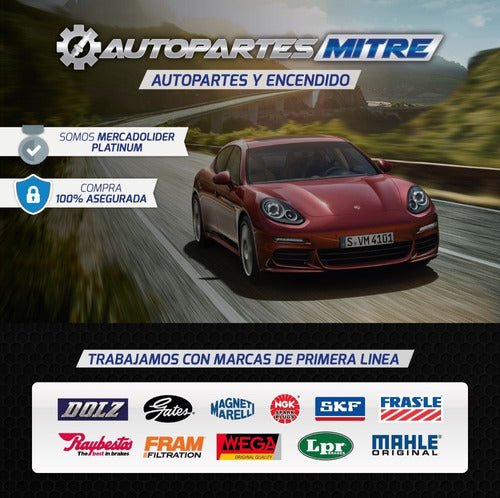 Kit 2 Amortiguadores Corven Vw Gol 91-95 Delantero 1