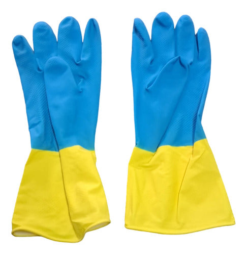 Guantes De Latex Blanc Uso Domestico 8.1/2 Grande 1