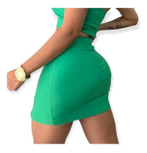 La Tienda De Tam Sexy Short Skirt With Front Slit 1