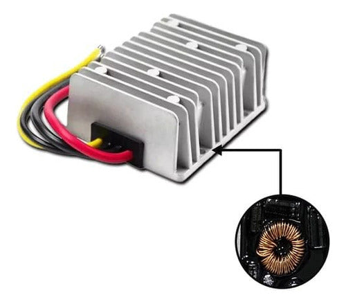 Prontoluz Reductor Convertidor De Tension Dc 24a12v 30a 360w 3