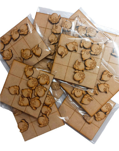 10 Tateti Oveja Pato Souvenir 8x8 Bolsita Mdf Fibrofacil 2