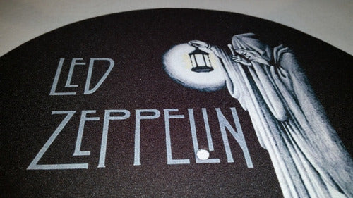 Led Zeppelin Mago Slipmat Paño Suave Espuma Excelente Calida 4