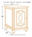 Diseño Exclusivo De Ashley - Mesa Auxiliar De Madera Realyn 1