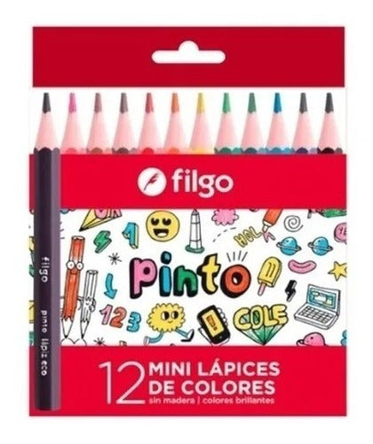 Filgo Pinto Mini Colored Pencils X 12 0