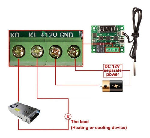 Control De Temperatura Termostato Frio Calor Switch Termico 4