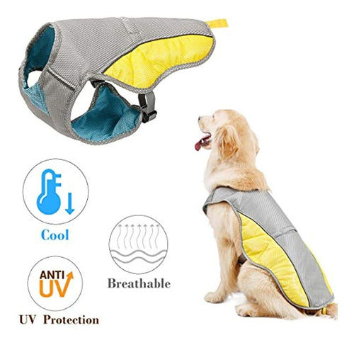 Kismaple Adjustable Reflective Cooling Vest for Dogs 0