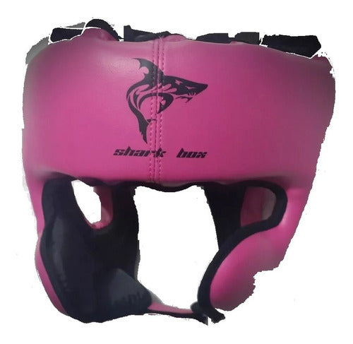 Shark Box Protector Cabezal Color Rosa Para Mujeres, Boxeo, Kick, Mma 0