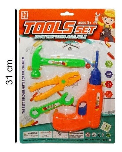 Tools Tool Set with Machine and Accessories Blister 0