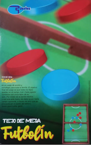 Juego Mesa Futbolín Madera Ruestes Casa Valente 0